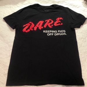 DARE keeping kids off drugs tshirt
